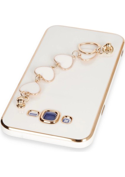 Samsung Galaxy J7 Kılıf Esila Silikon - Beyaz modelleri