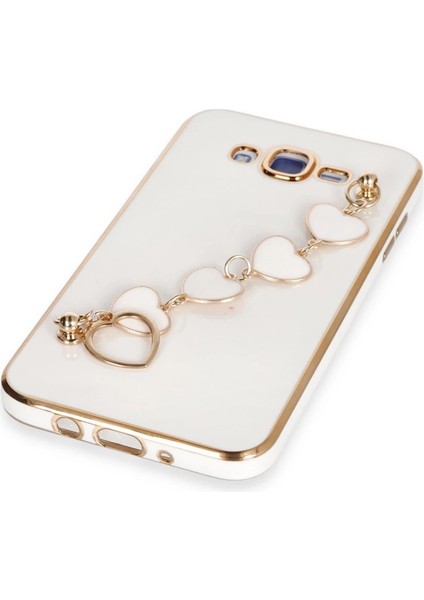 Samsung Galaxy J7 Kılıf Esila Silikon - Beyaz fırsatları