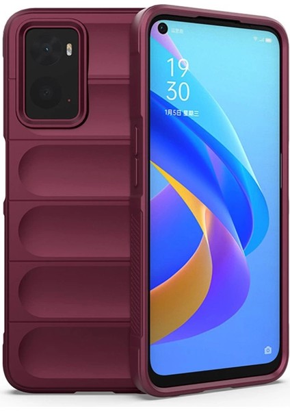 Realme 9i 4g Kılıf Optimum Silikon - Bordo