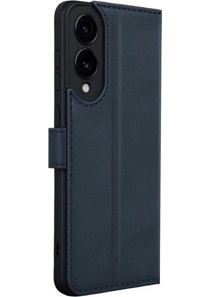 Samsung Galaxy S25 Edge Trend S Plus Kapaklı Kılıf - Lacivert modelleri