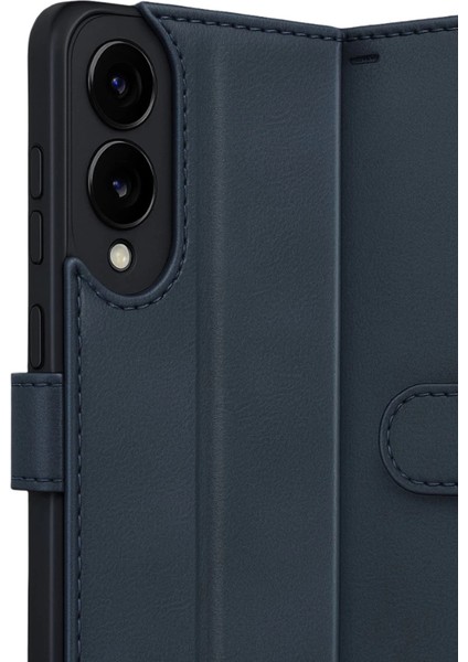 Samsung Galaxy S25 Edge Trend S Plus Kapaklı Kılıf - Lacivert fırsatları