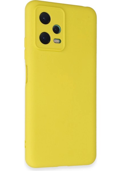 Xiaomi Redmi Note 12 5g Kılıf Nano Içi Kadife Silikon - Sarı