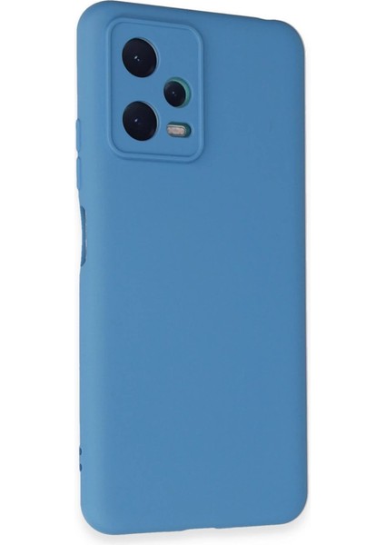 Xiaomi Redmi Note 12 5g Kılıf Nano Içi Kadife Silikon - Mavi