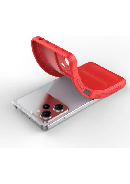 Xiaomi Poco X5 5g Kılıf Optimum Silikon - Kırmızı fırsatları