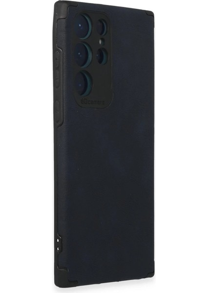 Samsung Galaxy S22 Ultra Kılıf Loop Deri Silikon - Lacivert fiyatları