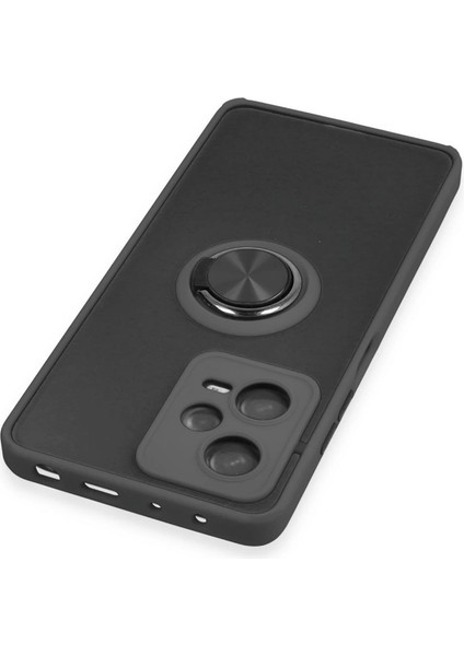 Xiaomi Redmi Note 12 Pro 5g Kılıf Montreal Yüzüklü Silikon Kapak - Siyah fırsatları