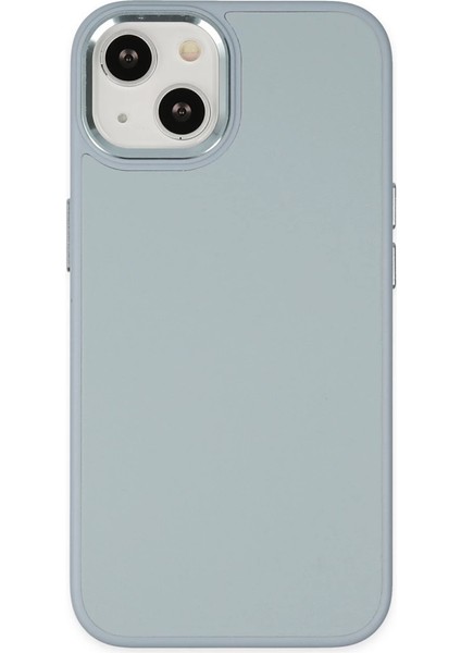 Iphone 14 Plus Kılıf Asya Deri Silikon - Sierra Blue