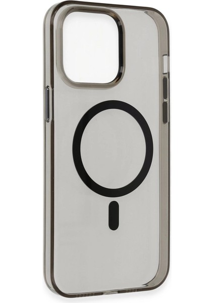 Iphone 13 Pro Max Kılıf Tron Şeffaf Magsafe Kapak - Siyah fırsatları