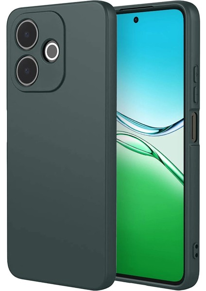 Oppo A5 Pro 4g First Silikon - Koyu Yeşil