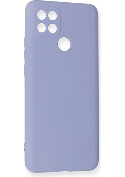 Oppo A15 Kılıf Nano Içi Kadife Silikon - Lila fiyatları