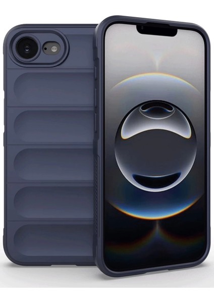 Iphone 16E Kılıf Optimum Silikon - Lacivert