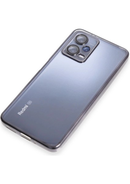 Xiaomi Redmi Note 12 Pro 5g Kılıf Razer Lensli Silikon - Siyah