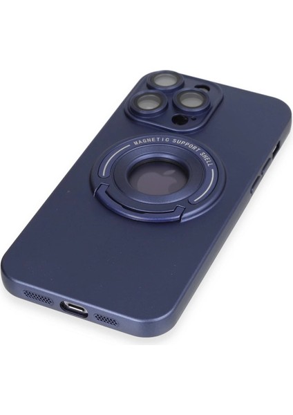 Iphone 13 Pro Max Kılıf Lukka Magneticsafe Kapak - Lacivert