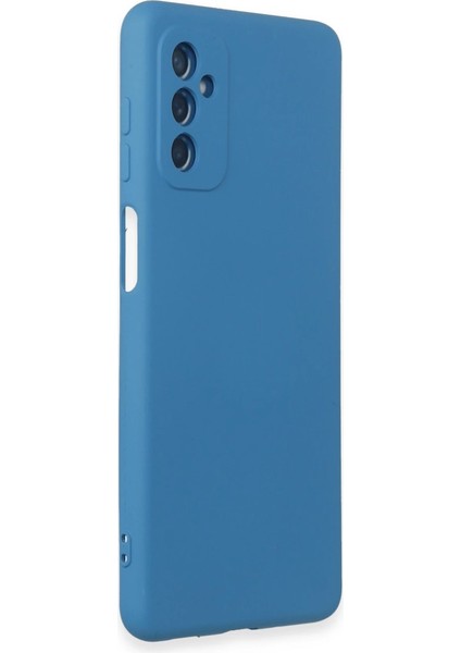 Samsung Galaxy M52 5g Kılıf Nano Içi Kadife Silikon - Mavi fiyatları