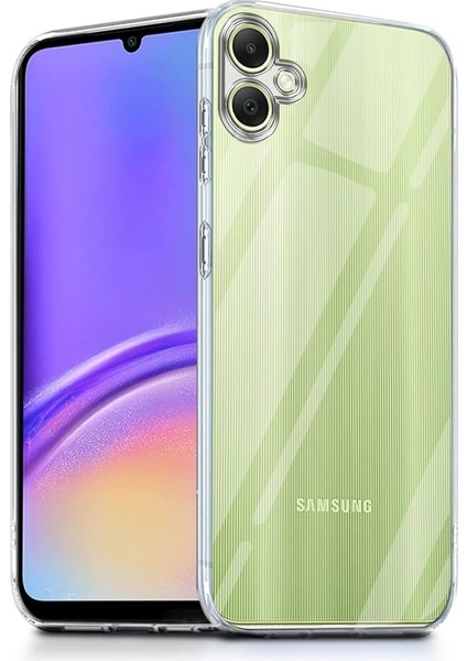 Samsung Galaxy A07 Lüx Şeffaf Silikon - Şeffaf