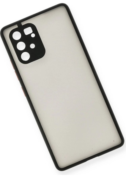 Samsung Galaxy A91 / S10 Lite Kılıf Montreal Silikon Kapak - Siyah modelleri