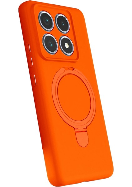 Xiaomi Mi 14T Pro Regal Magsafe Standlı Kapak - Turuncu fiyatları