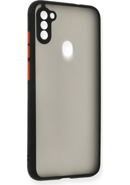 Samsung Galaxy A11 Kılıf Montreal Silikon Kapak - Siyah