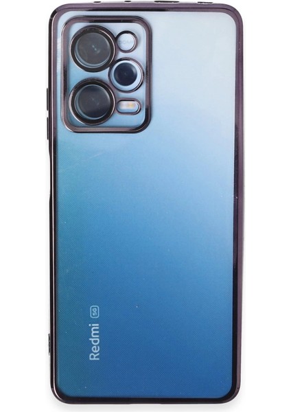 Xiaomi Redmi Note 12 Pro 5g Kılıf Razer Lensli Silikon - Mor