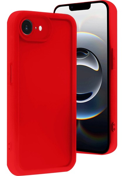 Iphone 16E Kılıf Viera Silikon - Kırmızı