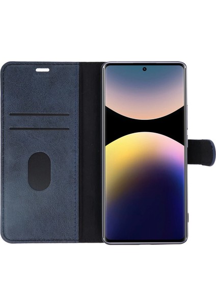 Xiaomi Redmi Note 14 Pro 4g Kılıf Trend S Plus Kapaklı Kılıf - Yeşil modelleri