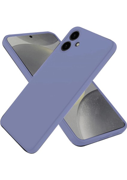 Samsung Galaxy A06 Kılıf First Silikon - Lila