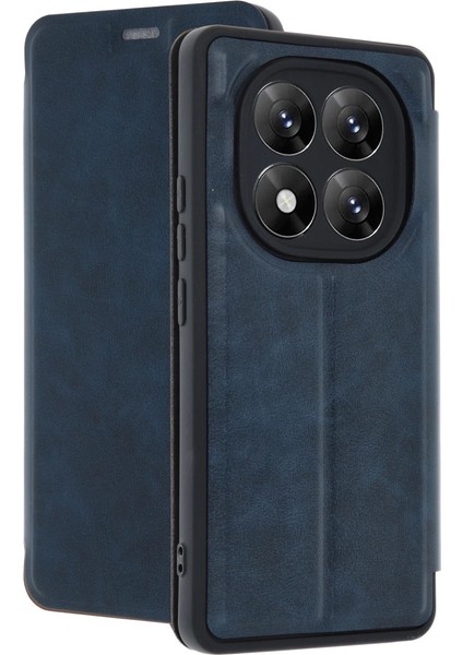 Xiaomi Redmi Note 14 Pro 5g Kılıf Flip Cover - Lacivert