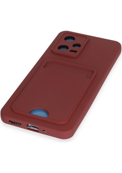 Xiaomi Poco X5 5g Kılıf Kelvin Kartvizitli Silikon - Bordo fırsatları