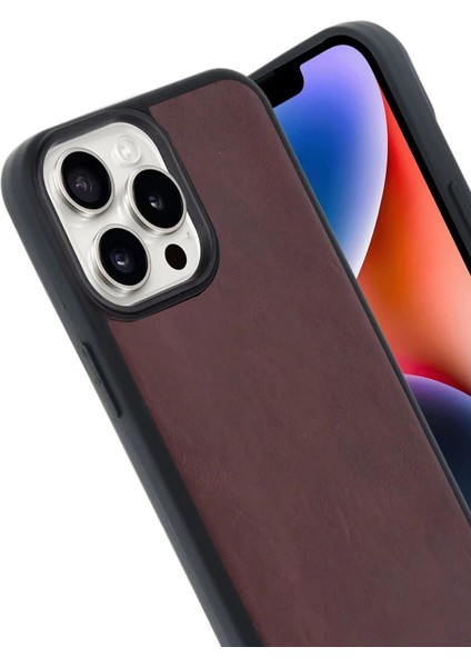 Iphone 14 Pro Max Kılıf Aras Deri Kapak - Bordo fiyatları