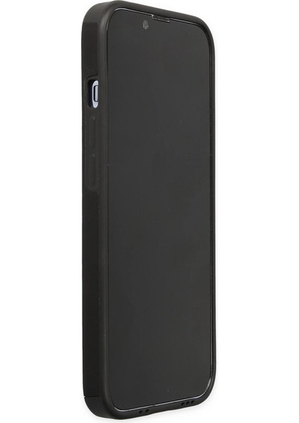 Iphone 14 Pro Kılıf Mega Standlı Silikon - Siyah