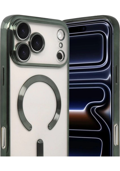 Apple Iphone 17 Pro Max Kross Magneticsafe Kapak - Koyu Yeşil fiyatları