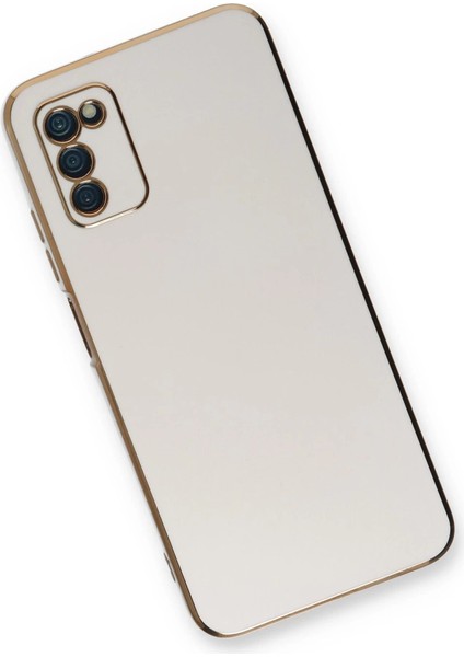 Samsung Galaxy A03S Kılıf Volet Silikon - Beyaz modelleri