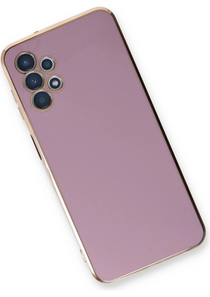 Samsung Galaxy A13 4g Kılıf Volet Silikon - Mor modelleri