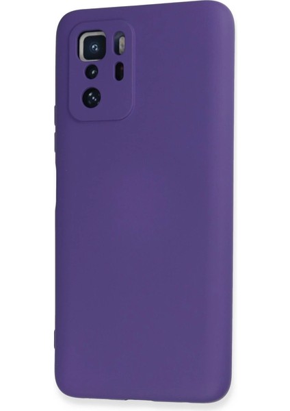 Xiaomi Poco X3 Gt Kılıf Nano Içi Kadife Silikon - Mor modelleri