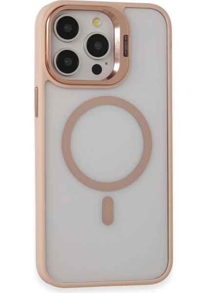Joko Iphone 15 Pro Max Kılıf Roblox Lens Magsafe Standlı Kapak - Pudra