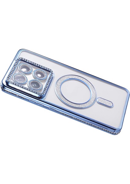 Xiaomi Mi 14T Pro Joke Simli Magneticsafe Kılıf - Mavi fırsatları