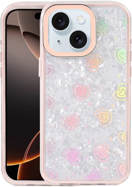 Apple Iphone 14 Lumi Desenli Kapak - Pembe