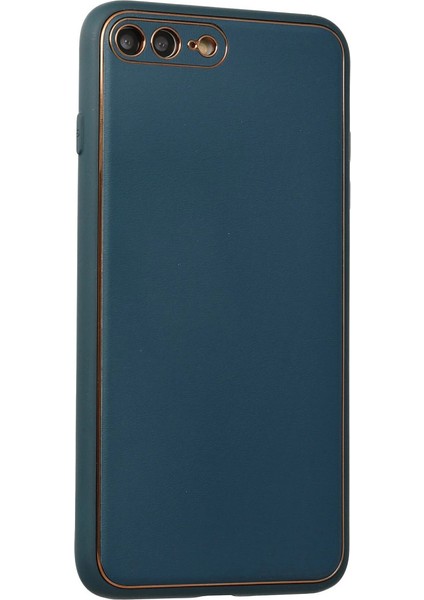 Iphone 7 Plus Kılıf Coco Deri Silikon Kapak - Mavi fiyatları