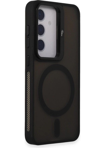 Joko Samsung Galaxy S24 Flet Lens Magsafe Kapak - Siyah fiyatları