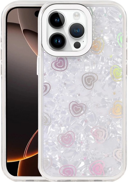 Apple Iphone 14 Pro Max Lumi Desenli Kapak - Beyaz