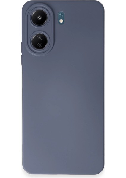 Xiaomi Redmi 13C Kılıf Nano Içi Kadife Silikon - Gri