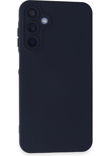 Samsung Galaxy A25 5g Kılıf Nano Içi Kadife Silikon - Lacivert