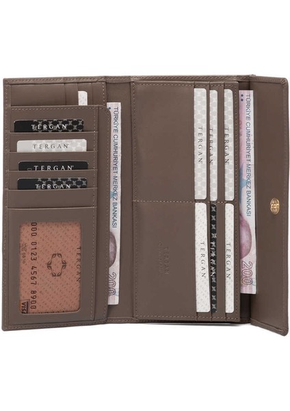 Bej Hakiki Deri Kadın Cüzdan - S1CB00005793-L59