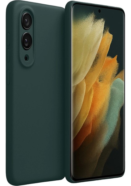 Samsung Galaxy S25 Edge First Silikon - Koyu Yeşil