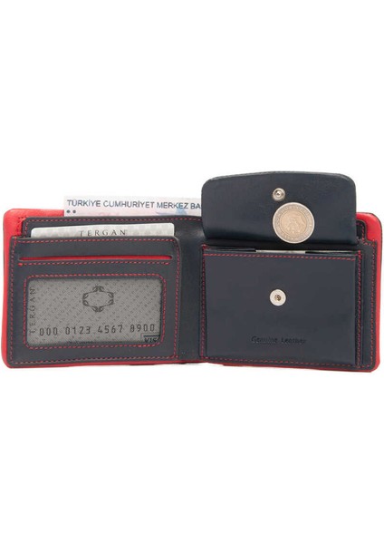 Lacivert Hakiki Deri Erkek Cüzdan - S1CE00001590-G8O