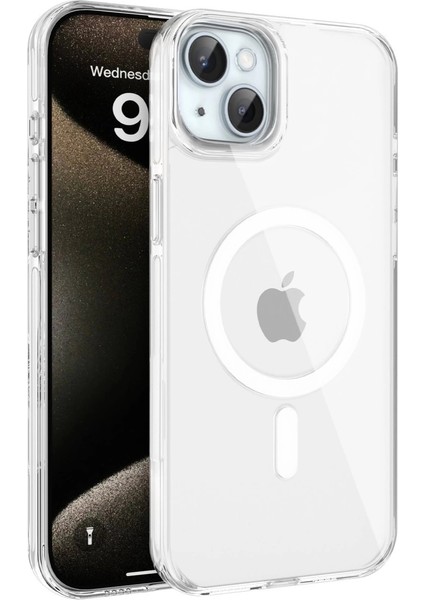 Joko Iphone 15 Gleam Pc Sert Magsafe Kılıf - Şeffaf