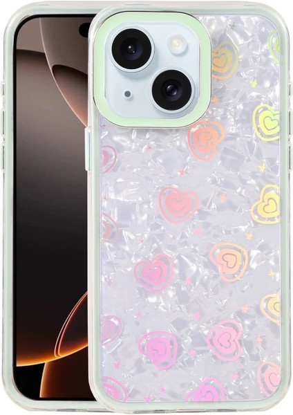 Apple Iphone 14 Lumi Desenli Kapak - Yeşil