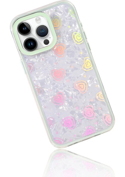 Apple Iphone 14 Lumi Desenli Kapak - Yeşil fırsatları