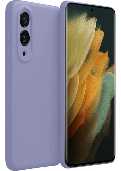 Samsung Galaxy S25 Edge First Silikon - Lila