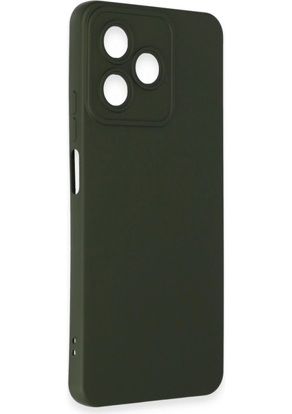 Realme C53 Kılıf Nano Içi Kadife Silikon - Koyu Yeşil fiyatları